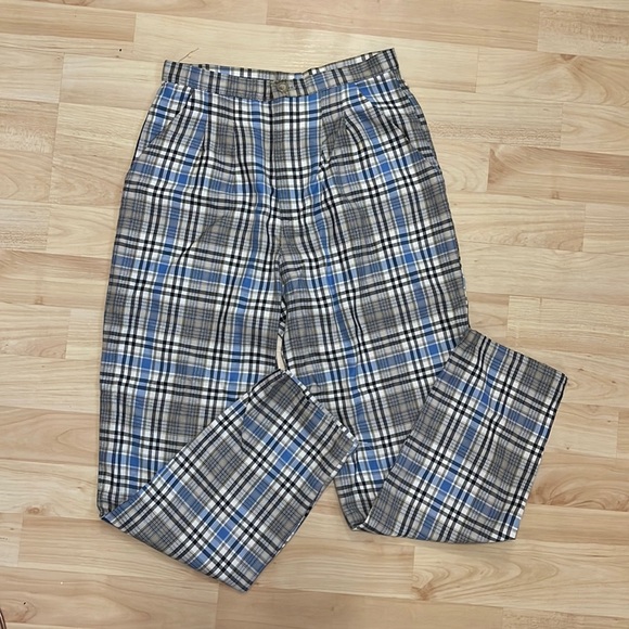 Urban Outfitters Pants - NEW Vintage Plaid Trousers Urban Outfitters